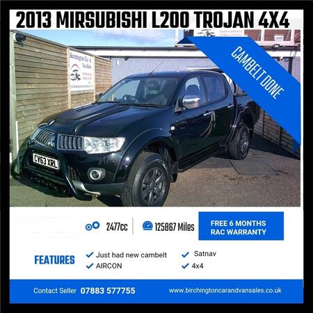 MITSUBISHI L200 2.5 DI-D Trojan